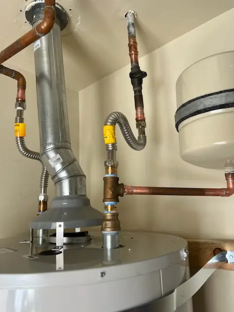Water heater installation and plumbing repair in Siegel