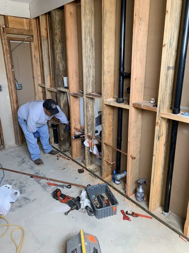 Commercial rough-in plumbing for Trenchless Sewer Repair in Siegel
